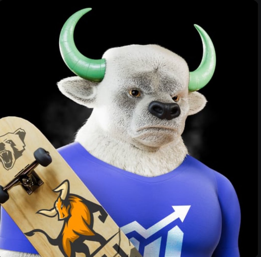 A huge thank you to <a href="/Executiveape1/">𝔼𝕩𝕖𝕔𝕦𝕥𝕚𝕧𝕖 𝔸𝕡𝕖 🐸 - 🦍</a> from <a href="/PixelatedPepes_/">Pixelated Pepe's 🐸</a> for this clean <a href="/bearandbullnft/">The Bear And Bull NFT</a> Phase 2. I won it in a free holder raffle in their discord. If you’re not in both of these communities you are missing out. Another P2 in my bag! Let’s go!