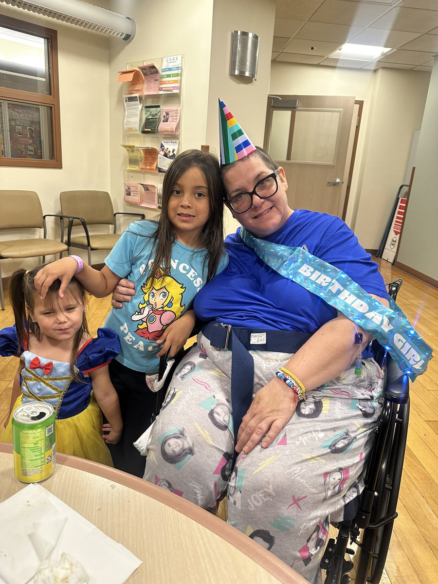 Surprise birthday party for <a href="/dquintana818/">Danielle</a>  special day to be able to celebrate with the grandkids and kids. Thankful for the staff <a href="/StJohnsHosp/">St. John's Hospitals</a> #ARU #StrokeSurvivor