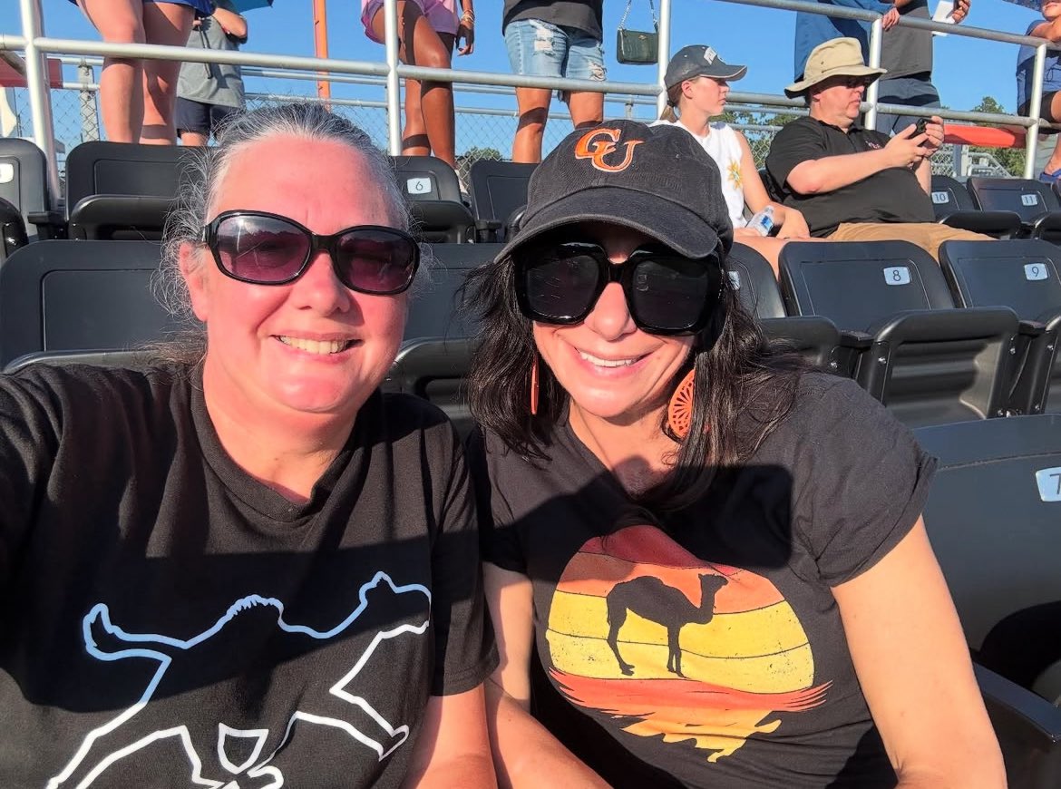 Campbell Mathematical Sciences (@cu_math) on Twitter photo The fearless leaders of <a href="/CU_Math/">Campbell Mathematical Sciences</a> and CU SECO braving the heat to support <a href="/GoCamelsWSOC/">Campbell Women's Soccer</a>!! Congrats on the big win, ladies!! 🧡🧡 The fearless leaders of <a href="/CU_Math/">Campbell Mathematical Sciences</a> and CU SECO braving the heat to support <a href="/GoCamelsWSOC/">Campbell Women's Soccer</a>!! Congrats on the big win, ladies!! 🧡🧡