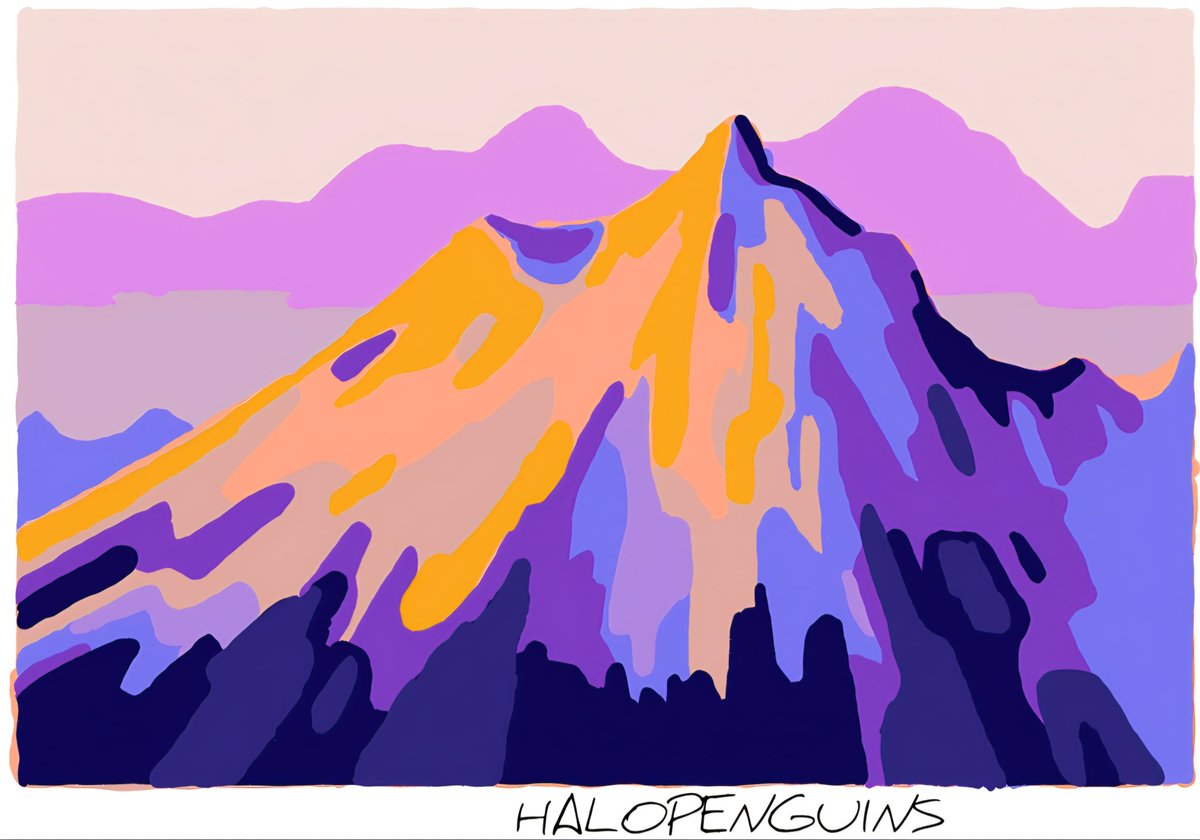 halopenguins's tweet image. New drawing today, I&apos;m proud of this one! ⛰️😍

#GFX #GraphicDesign #graphicart #GraphicDesigner