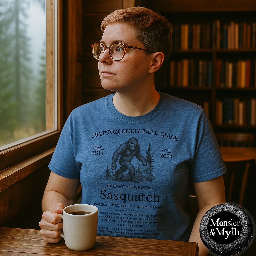 MonsterAndMyth's tweet photo. Bigfoot? Try formal names only — Sasquatch if you’re nasty.
The OG forest legend gets the Field Guide treatment in this vintage-style tee.
Wander into the wild: https://t.co/4FJlYlRQ2Z
#Sasquatch #CryptidTee #MonsterAndMyth #Bigfoot #WoodlandMystery #CryptidCulture #PNWMyths https://t.co/EoInth2fZJ
