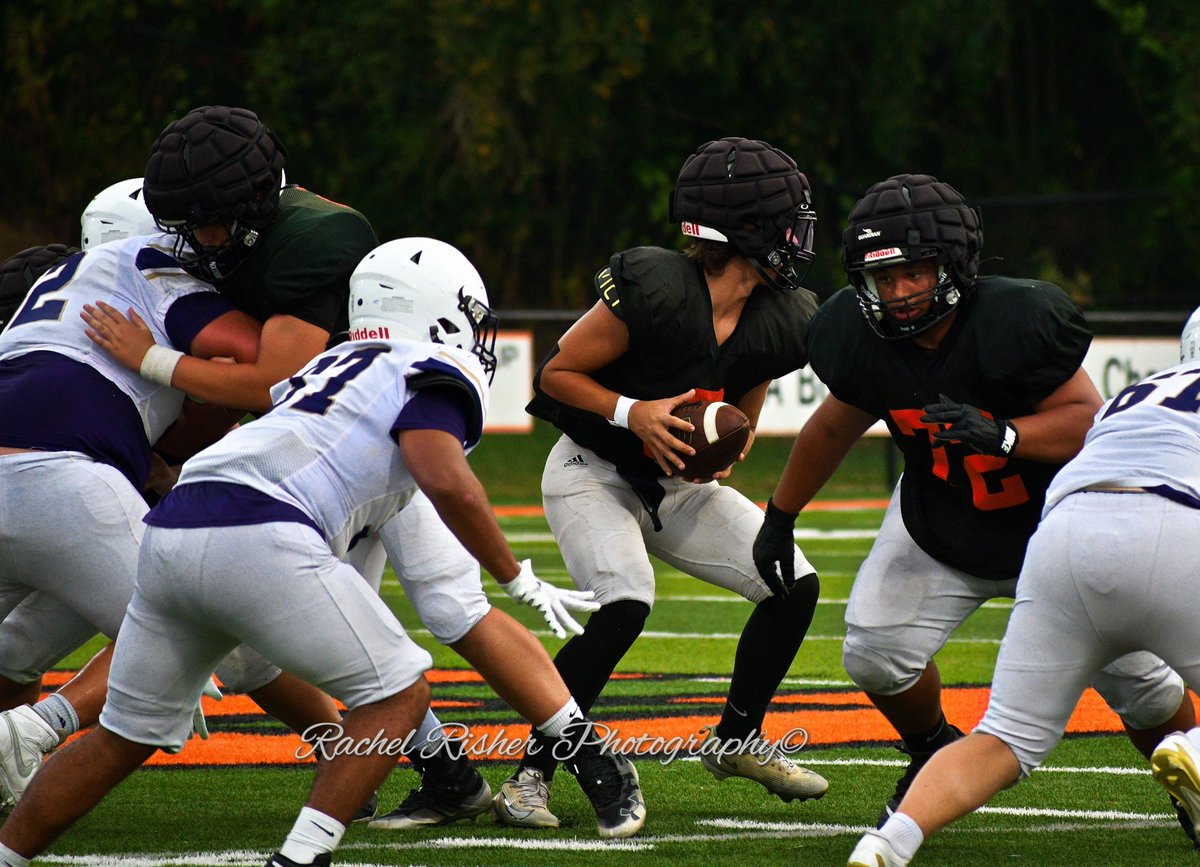 Rachrish's tweet image. LCHS Scrimmage