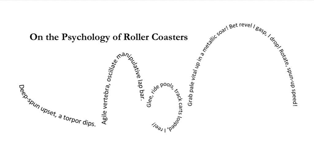 Calligram by <a href="/lori_wike/">Lori Wike</a> 

🎢