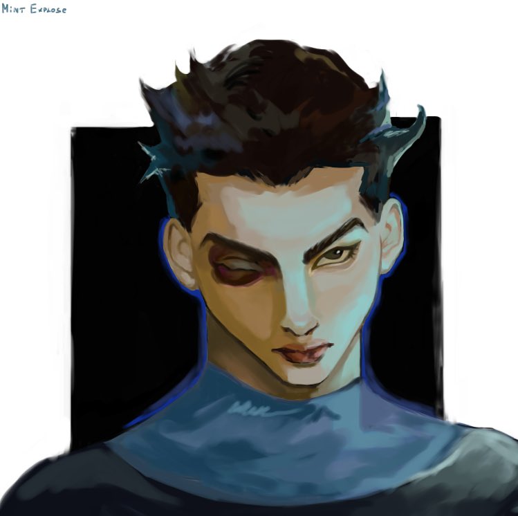 MINTexploSE6's tweet image. I like drawing Mark with slightly more almond-shaped eyes — it really suits him, and it also makes his mother’s features show through a bit more
#INVINCIBLE #MarkGrayson #invinciblefanart #art
