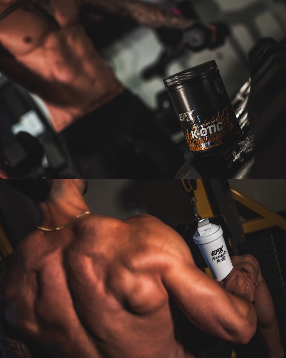 EFXSports's tweet image. KO your workouts with K-Otic.🥊

-
-
#preworkout #koticpreworkout