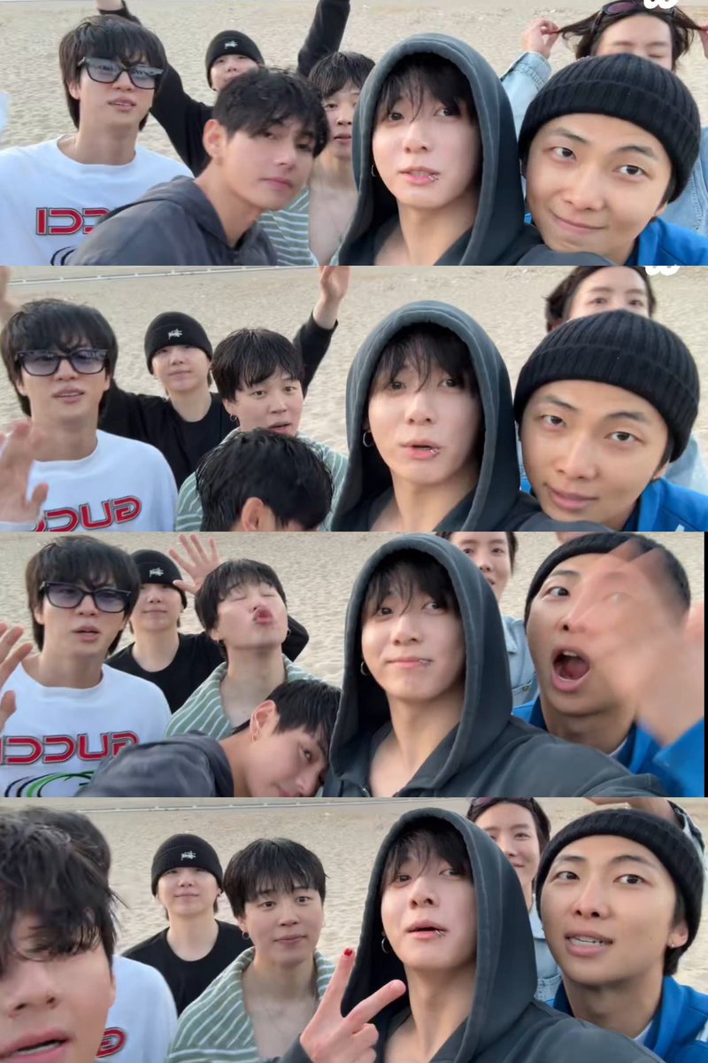 진짜 행복해 
요즘은 맘에드는 새 음악을 발견할 때보다 
어떤 멋진 무대영상을 볼 때보다도
그냥 소년단 7명이 와글와글 모여만 있으면
그렇게 좋아….