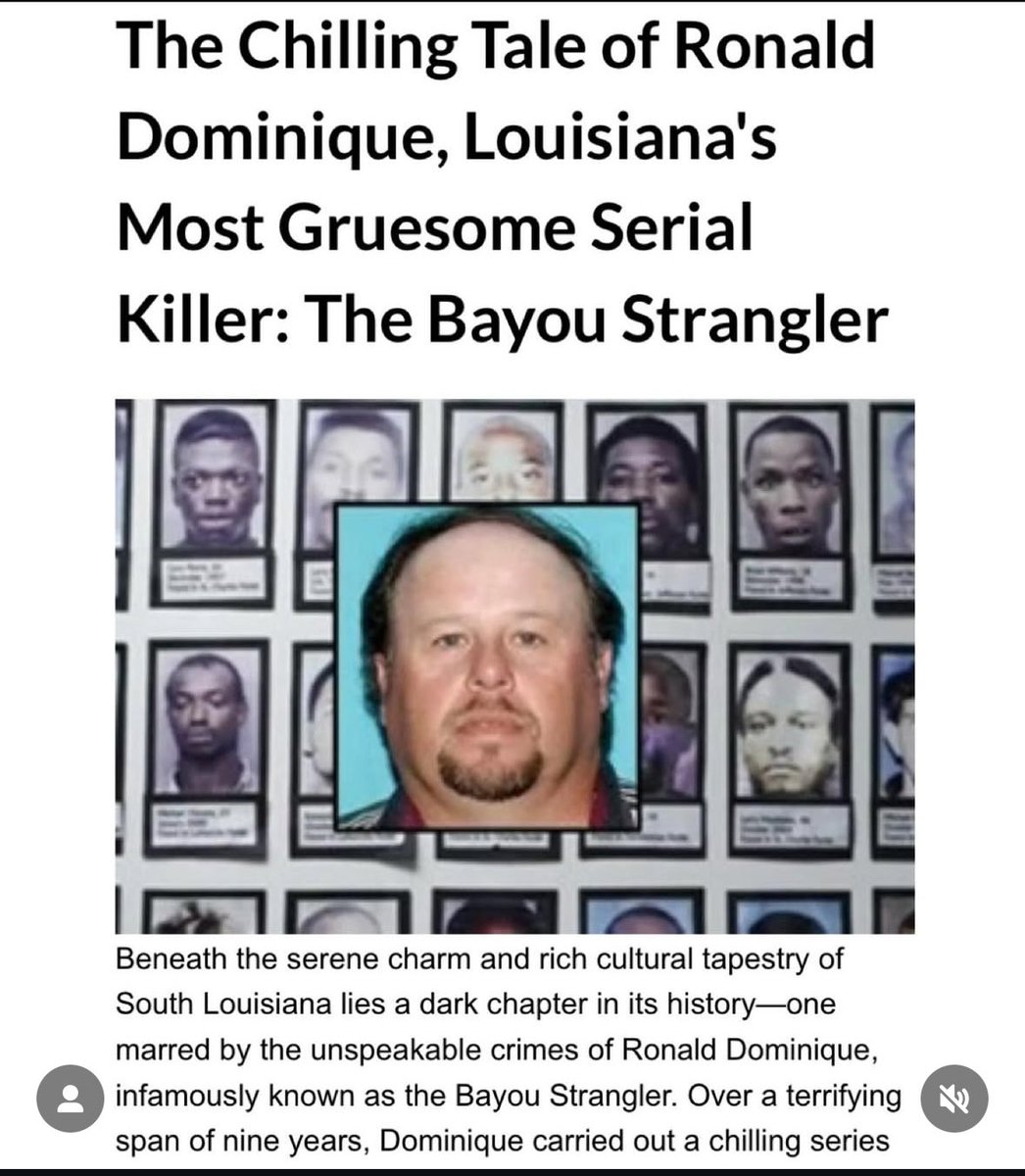 And yet when someone mentions Louisiana serial kills the only one anyone knows is Derek Todd Lee