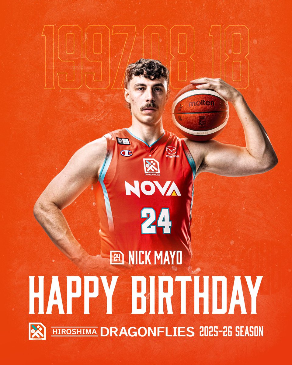 HAPPY BIRTHDAY🎂／ 本日8/18(月)は #メイヨニック 選手の28歳の誕生日