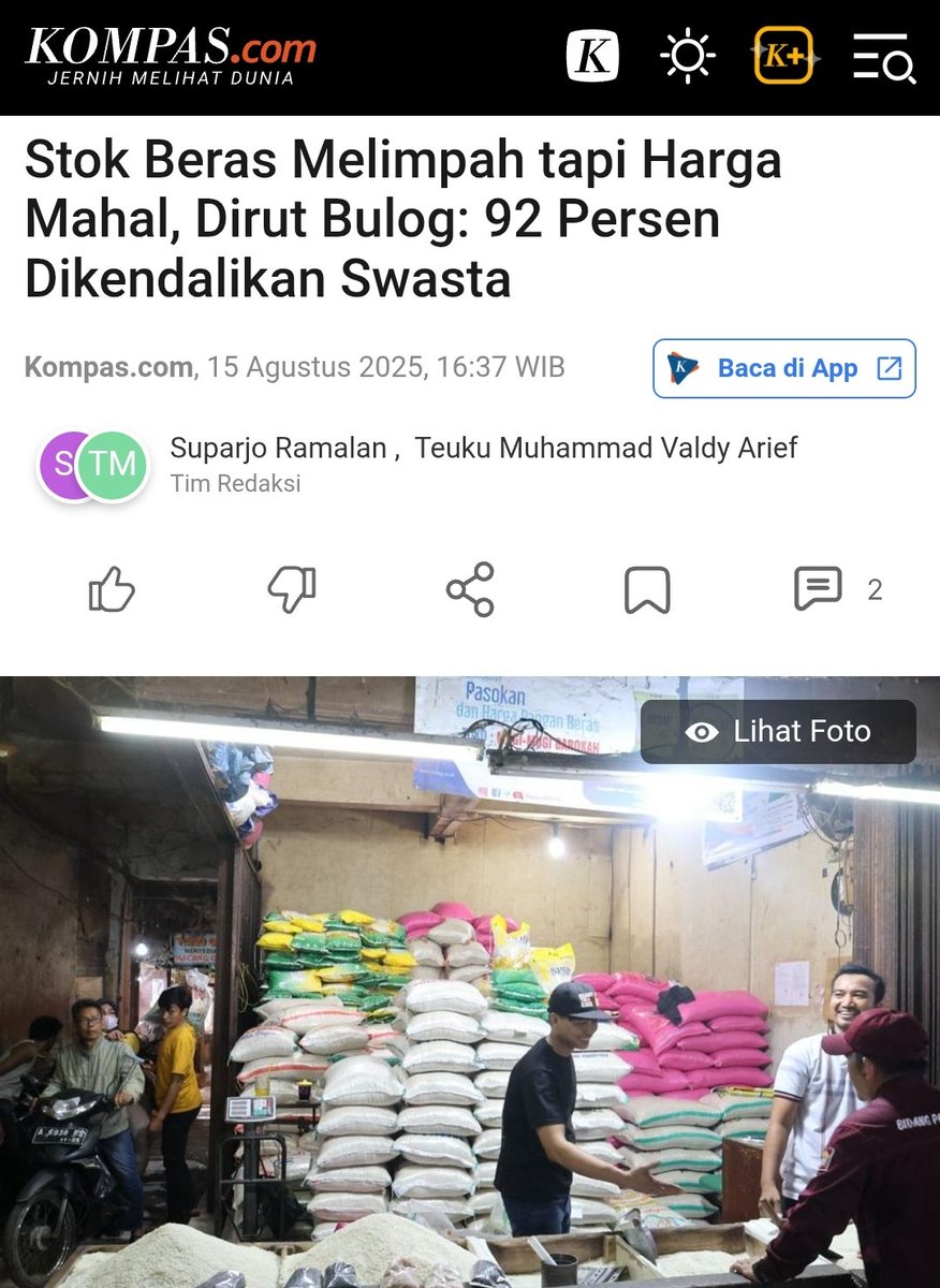 Katanya orang kaya jangan seenaknya sendiri. Ubah regulasi tata niaga sembako jk tdk berpihak pd rakyat kecil donk aaahhh...