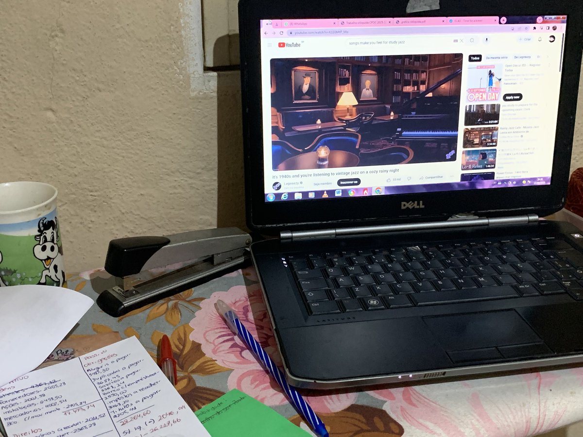 raystudys's tweet image. ola study!

hoje foi dia de estudar um pouco de contabilidade. estou aprendendo a calcular bens, direitos e obrigações que compõe o patrimônio de uma empresa. 
razonetes pra ser mais exata! 

terça tenho minha primeira prova dessa matéria nova que está incluso no meu 2º módulo