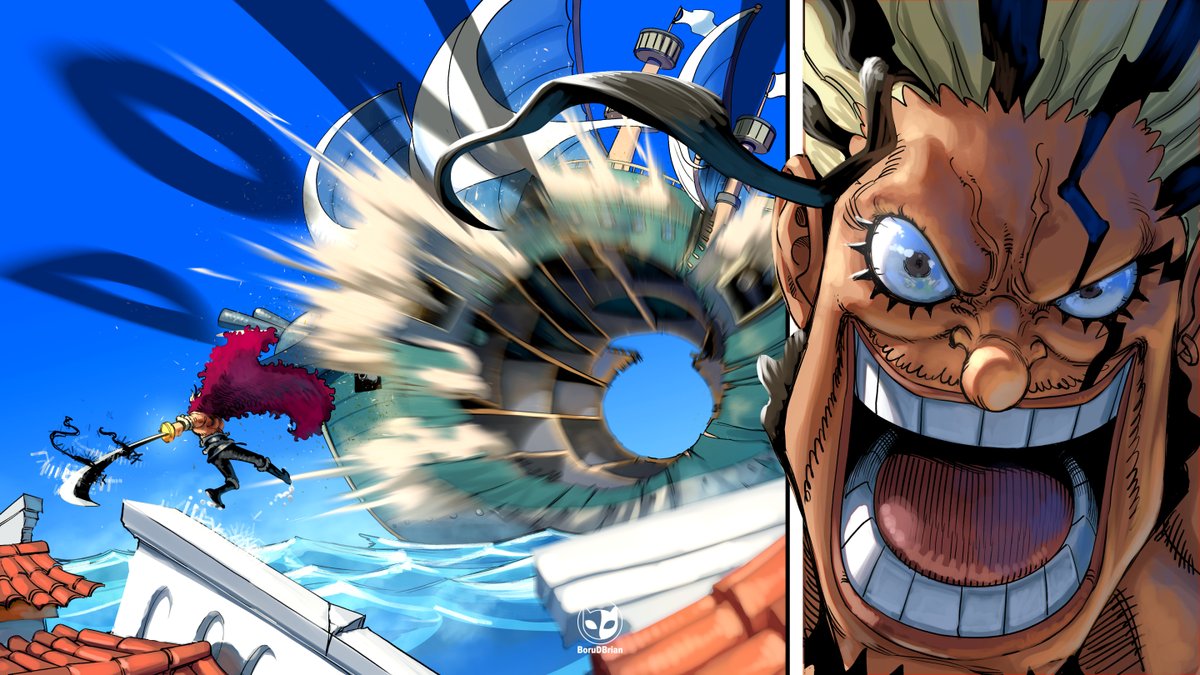 BoruDBrian's tweet image. Rocks D Xebec
I did the continuation of the previous post.
I really like his attacks, and I already want to see them in the anime.

#onepiece