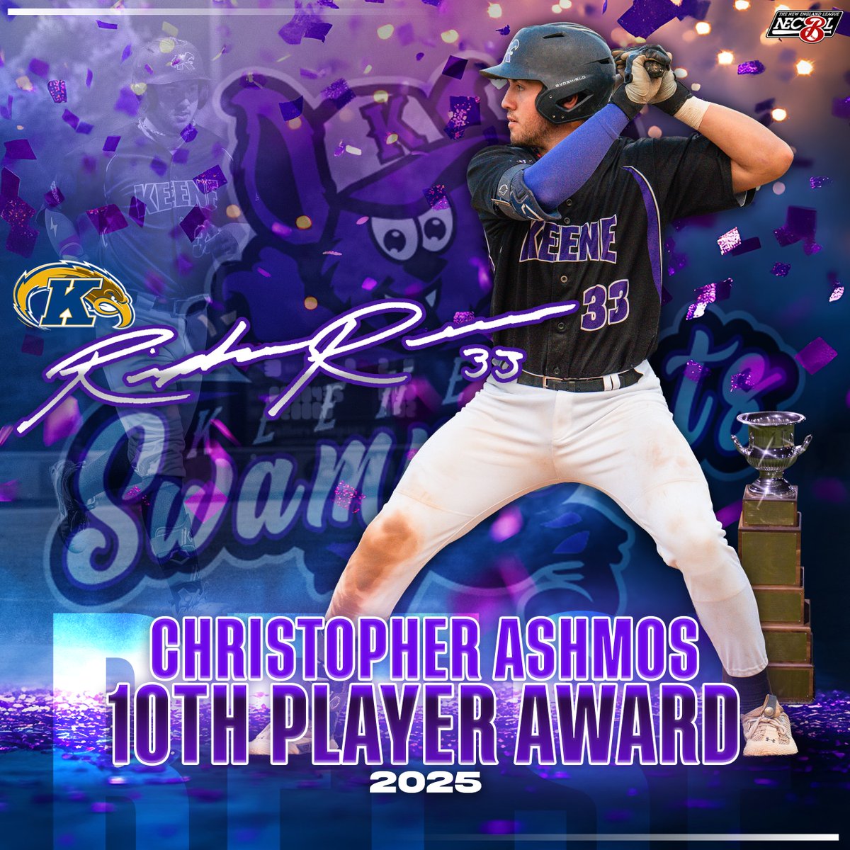 Keene SwampBats (@swampbats_keene) on Twitter photo <a href="/TyMainolfi/">Ty Mainolfi</a> <a href="/TheNECBL/">The New England League</a> <a href="/BCBirdBall/">Boston College Baseball</a> <a href="/MMcMahonKS/">Michael M. McMahon</a> <a href="/andrew_hillsman/">Andrew Hillsman</a> <a href="/MiltonDauber/">Milton Dauber</a> 12 HR and 46 RBI in 44 games, three home runs in two championship series wins including a walk-off grand slam, .370 postseason average...yeah, we agree with this 10th player award for second-year Bat <a href="/ReeseRipken/">Ripken Reese</a>! He is the seventh winner of this season award in Bats history! <a href="/TyMainolfi/">Ty Mainolfi</a> <a href="/TheNECBL/">The New England League</a> <a href="/BCBirdBall/">Boston College Baseball</a> <a href="/MMcMahonKS/">Michael M. McMahon</a> <a href="/andrew_hillsman/">Andrew Hillsman</a> <a href="/MiltonDauber/">Milton Dauber</a> 12 HR and 46 RBI in 44 games, three home runs in two championship series wins including a walk-off grand slam, .370 postseason average...yeah, we agree with this 10th player award for second-year Bat <a href="/ReeseRipken/">Ripken Reese</a>! He is the seventh winner of this season award in Bats history!