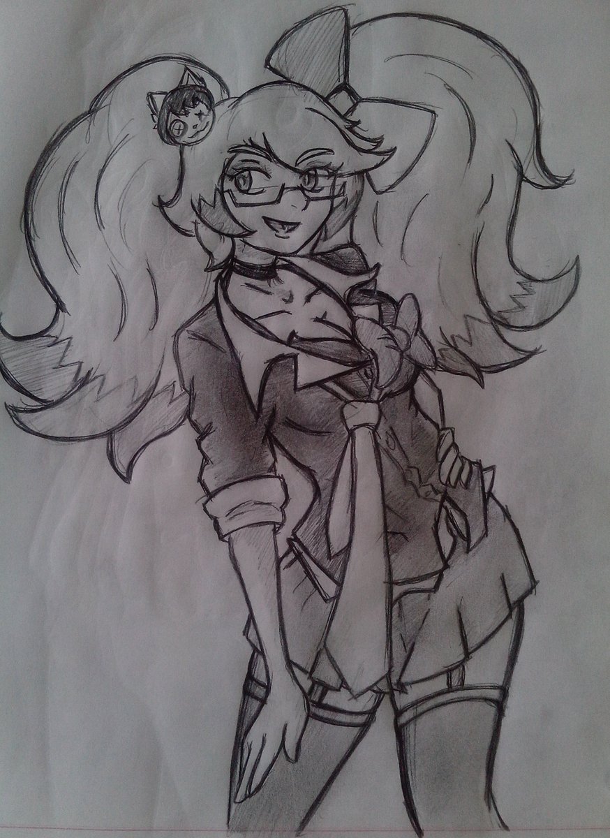 Wenas Metal y compañía aca dejare un par dibujos temáticos de Danganronpa espero les guste #Metalchill