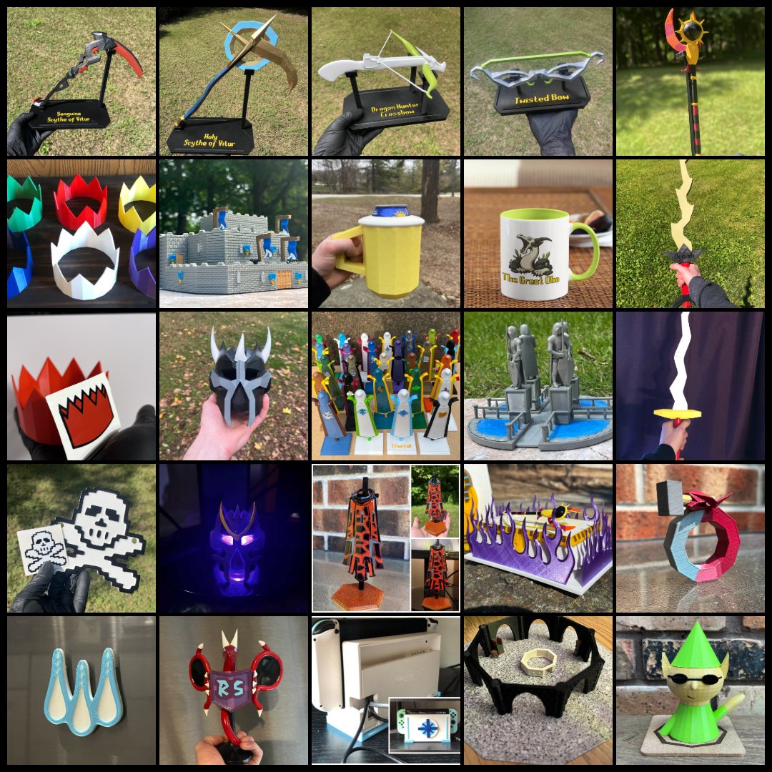 Hello 'Scapers👋
Thank you everyone who has shown me support through the years and helped me to do what I love! ❤️ 
I'm offering 40% off my #OSRS merch through the end of August❗️ 
My inventory is limited and going fast, but more than 28 I promise
ID3APrintStore.Etsy.com