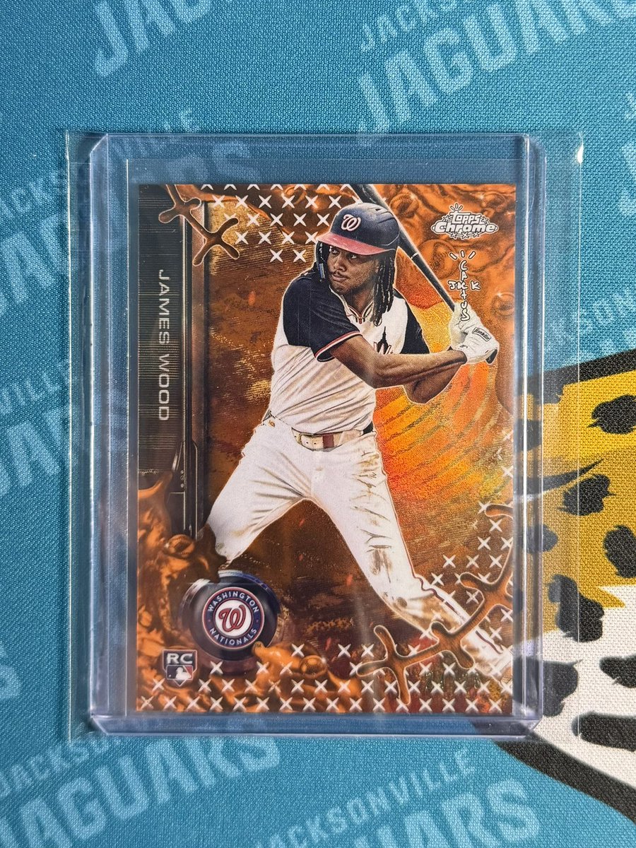 Shall we start with a banger?

James Wood Topps Chrome X Cactus Jack /25

$400

RTs are greatly appreciated!