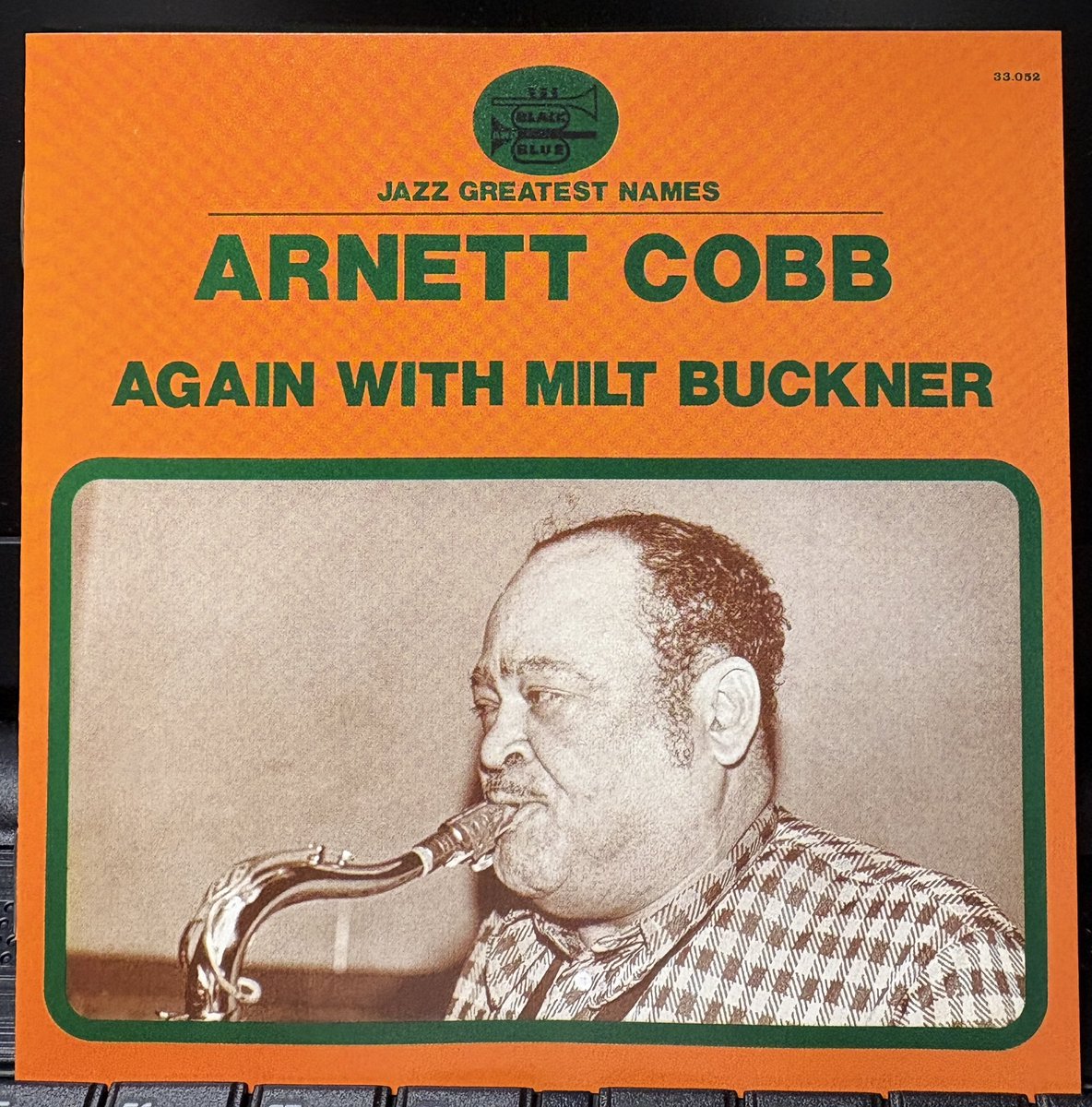 takanomasajazz's tweet photo. おはよう御座います。本日は、コテコテアルバムを😊　Ts #ArnettCobb     Organ #MiltBucker  の[Again With Milt Buckner]1973年の録音。
バックナーのオルガンか、ゴキゲンなコテコテサウンド🎷🎹。オマケのCandy.他、ミディアム、バラードのソウルフルなサウンドが😊　#かっこいいハモンドオルガン https://t.co/ZuJ5Q9EiaP