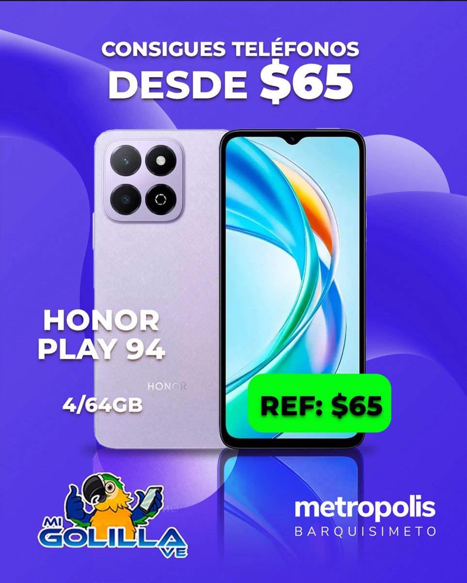 ¡Sí, leíste bien!
En tiendas aliadas de @Migolillave puedes conseguir celulares desde solo $65. 😱📲

📍 Pregunta por los modelos disponibles en tiendas seleccionadas
💵 Precios accesibles
⚡ Equipos listos para lo que necesites

No esperes más para renovar tu teléfono…