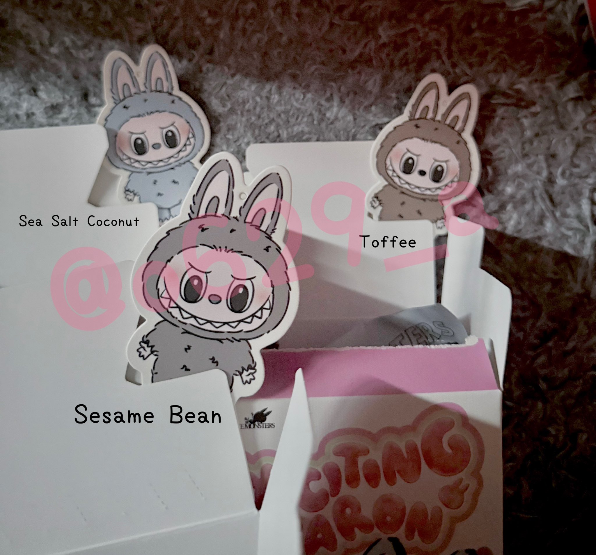 正規品 Macaron ぬいぐるみ ラブブ Sea Salt Coconut Pop Mart Labubu The Monsters Exciting Macaron Sea Salt