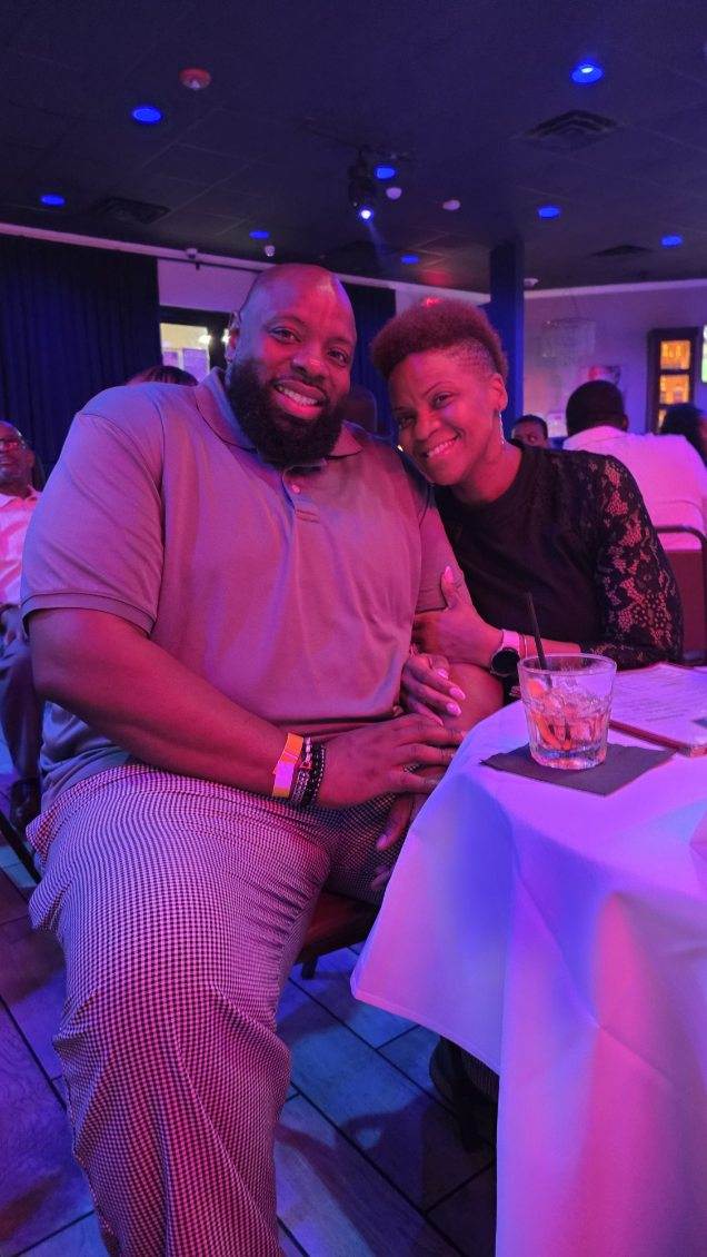 Y’all… <a href="/DeJuanEds/">DeJuan</a> was BEYOND surprised this weekend 😱🎉 when all of his Sam Houston State crew pulled up to town for his surprise birthday celebration! 🥳💜🐾Big love to Scott Gertner’s Rhythm Room for the vibes — live music + Gulf Coast Creole eats = unforgettable night!