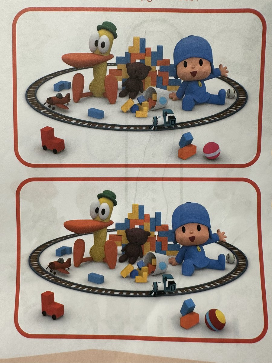 Voy a jugar a algo simple con mi hijo:

Encuentre las 4 diferencias…

Hdps