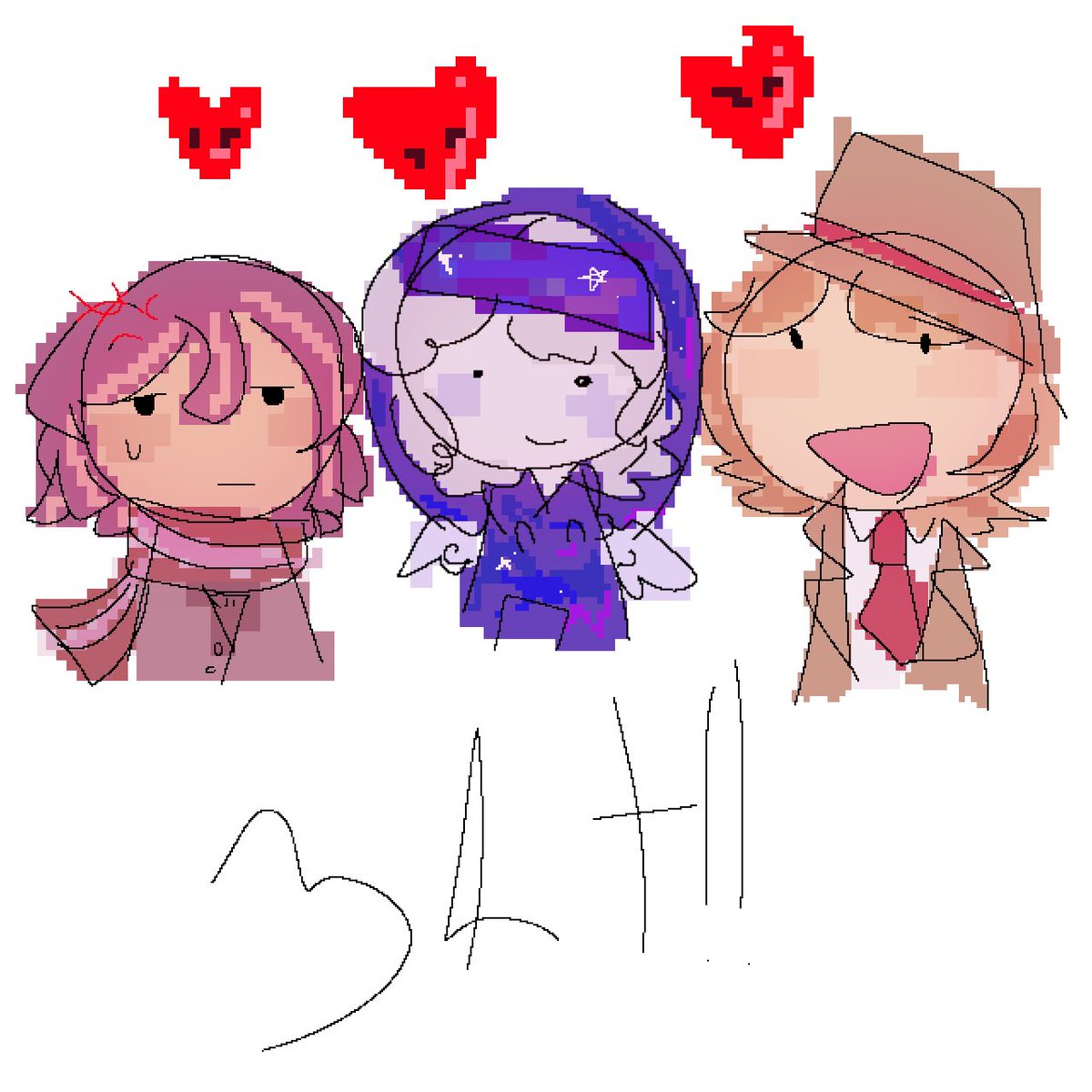 We still talk about you 3ht
#yeahjaronfanart #baconnwaffles0fanart #planetlordfanart 
+ an additional doodle I did a bit ago :D
