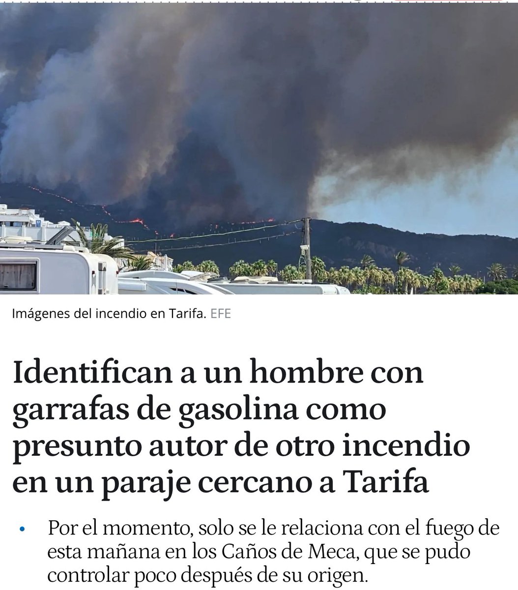 Al final, el cambio climático eran unos tipos con bidones de gasolina y un mechero. Qué cosas.