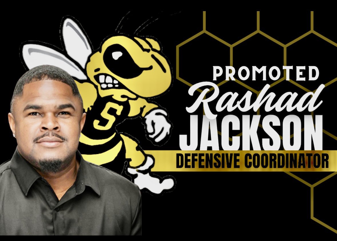 Rashad D. Jackson (@coachjackson7) on Twitter photo Heavenly Father, thank You for this promotion and the new opportunity You have blessed me with. I am grateful for Your favor, guidance, and grace. Please continue to lead me, give me wisdom.
I want to say thank you to my head coach <a href="/CoachPenn/">John Pennington</a> for believing in me 💪🏽
#DC 🐝🙏🏾🏈💪🏽 Heavenly Father, thank You for this promotion and the new opportunity You have blessed me with. I am grateful for Your favor, guidance, and grace. Please continue to lead me, give me wisdom.
I want to say thank you to my head coach <a href="/CoachPenn/">John Pennington</a> for believing in me 💪🏽
#DC 🐝🙏🏾🏈💪🏽