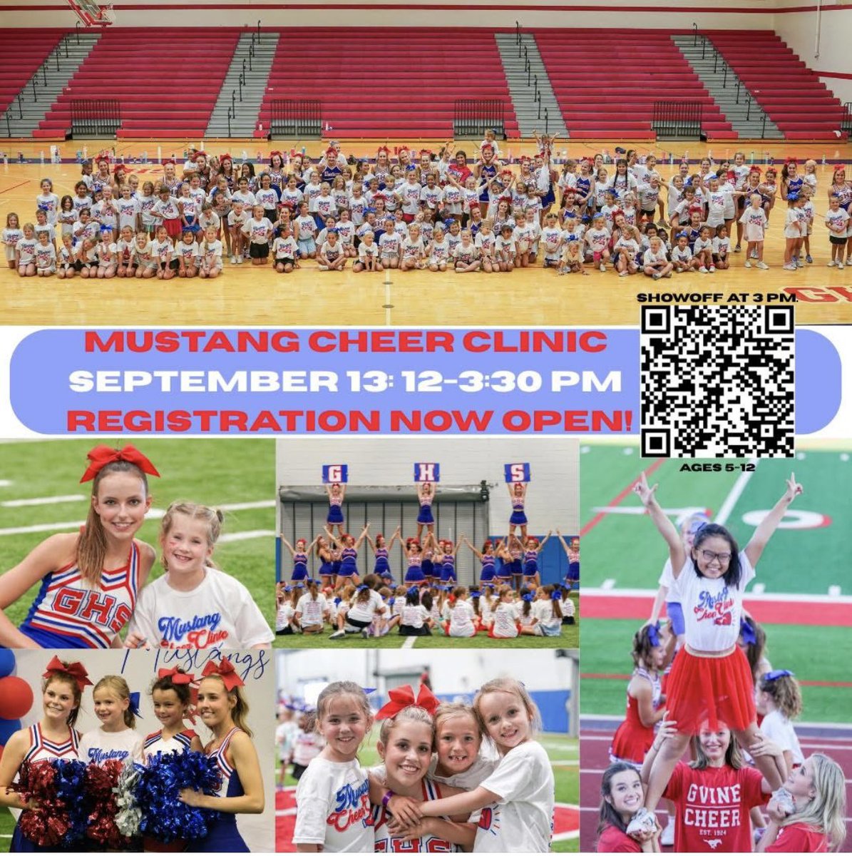 Registration is open!!!! Come learn to cheer with us!!! ❤️💙❤️💙