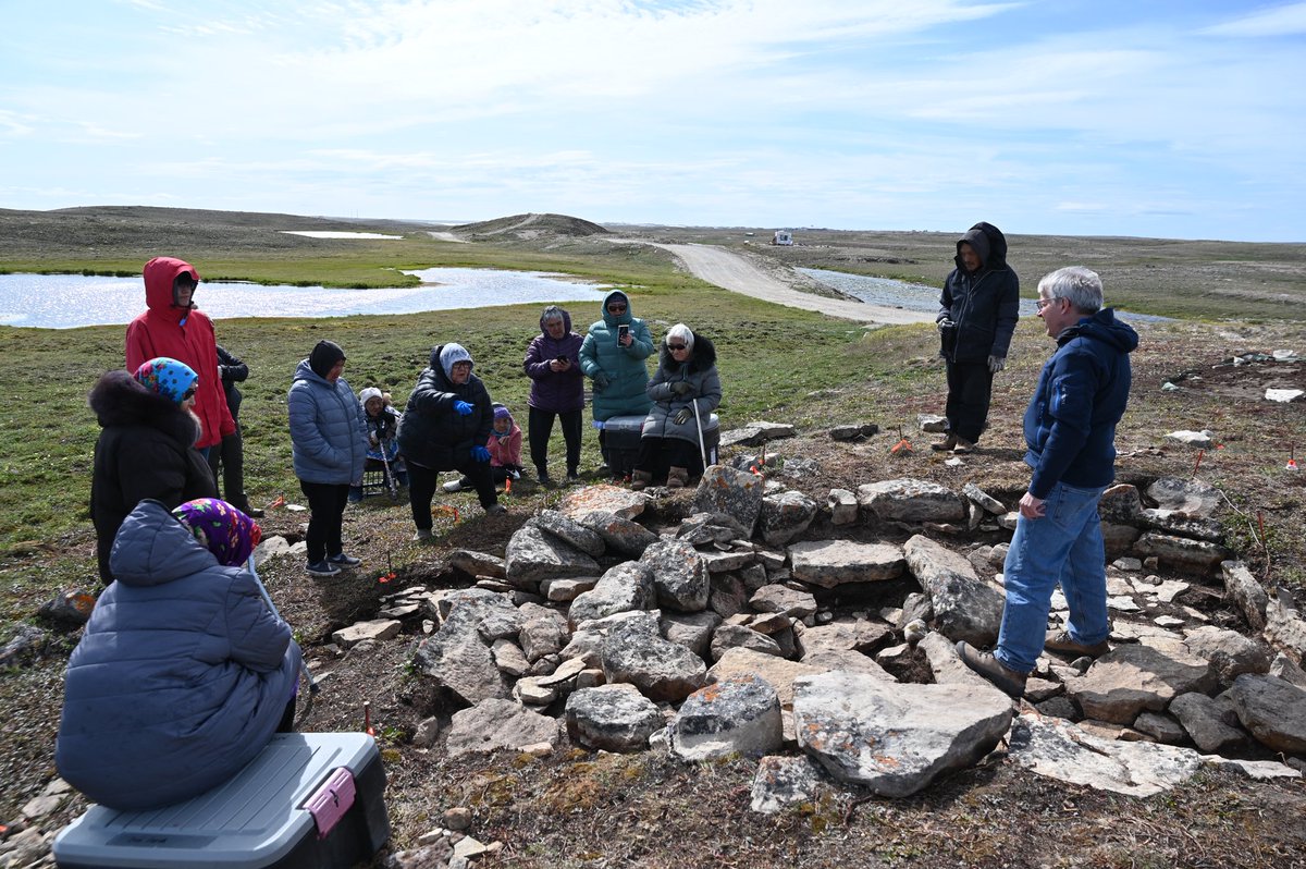 vgcc_sydney's tweet photo. This week at the VGCC, we're hosting visiting scholar Professor Max Friesen from the University of Toronto, an expert in North American Arctic archaeology. In the image, Max discusses a 500-year-old Inuit stone house excavated in the 2025 field season. For more information on this week’s free events with Max, follow the links - tickets are still available!

https://t.co/XH5SGJoCda

https://t.co/u18k12f0Ks