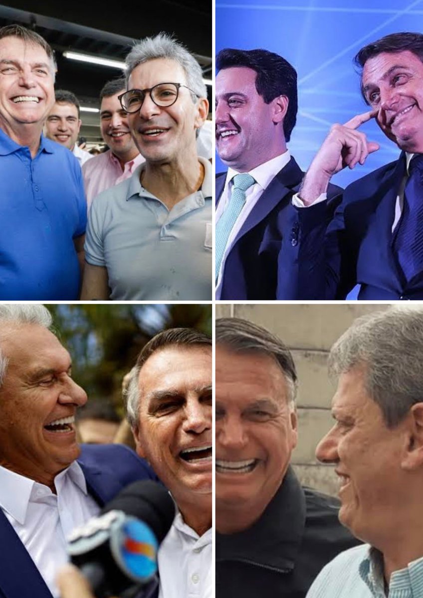 Os 4 governadores foram eleitos nas costas de Bolsonaro, agora oportunistamente, estão lançando candidatura própria enquanto Bolsonaro está preso. Não falam em pacificação, anistia, ou Bolsonaro livre. Não terão êxito e não serão esquecidos pelo que estão fazendo.