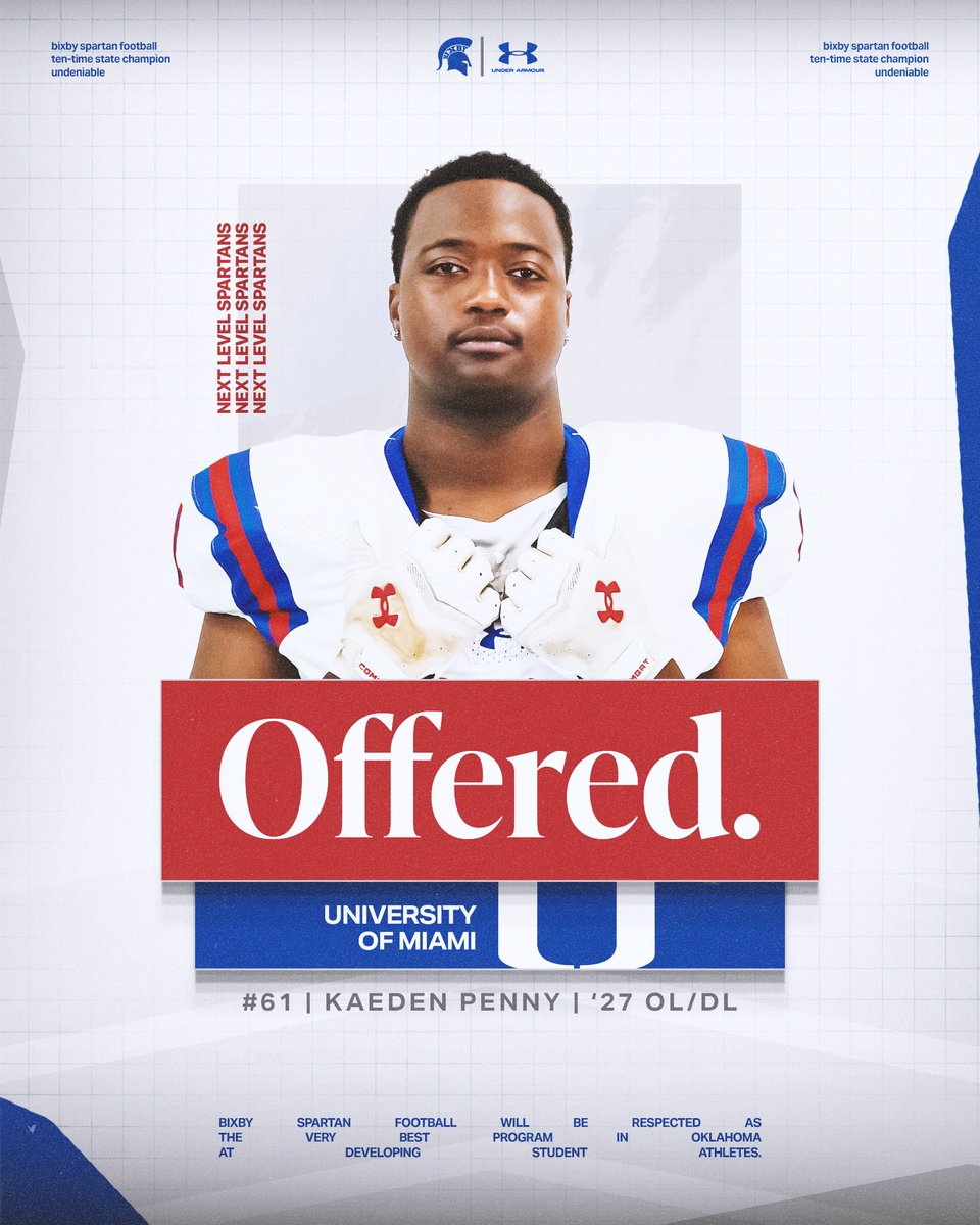 🚨 🚨 <a href="/KaedenPenny13/">Kaeden Penny</a> <a href="/BixbySpartanFB/">BixbySpartanFootball</a> <a href="/CanesFootball/">Miami Hurricanes Football</a>