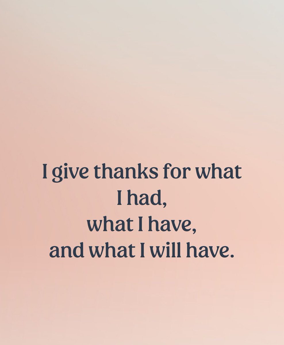 I am so at peace and grateful for life right now.