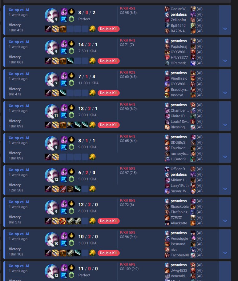 pentaless's tweet image. Account was hand leveled in bots vs ai, and only played with soloq without duo boosting anybody. Exactly what part of the TOS am i breaking?