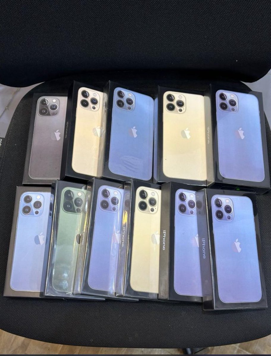 SMART_PHONES_UG's tweet image. iPhone 13Pro Max Boxed🛍️
128GB -2,300,000 Ugx
256GB -2,450,000 Ugx

Call -0756301431
Come Unbox Yours🤝