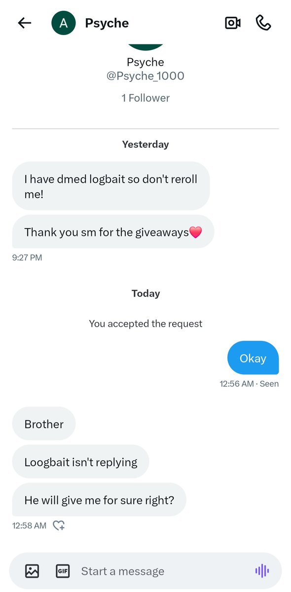 Levi (@fflevi_) on Twitter photo Just want to make a post about someone who is a scammer ( <a href="/Loogbait/">Loogbaitđ</a> )
Did a giveaway with him and <a href="/Tomasthegoattt/">Coach Tomas</a> and he said he would give the winners Diamond passes and he just ghosted them. This is why I don't collab with randoms . Just want to make a post about someone who is a scammer ( <a href="/Loogbait/">Loogbaitđ</a> )
Did a giveaway with him and <a href="/Tomasthegoattt/">Coach Tomas</a> and he said he would give the winners Diamond passes and he just ghosted them. This is why I don't collab with randoms .