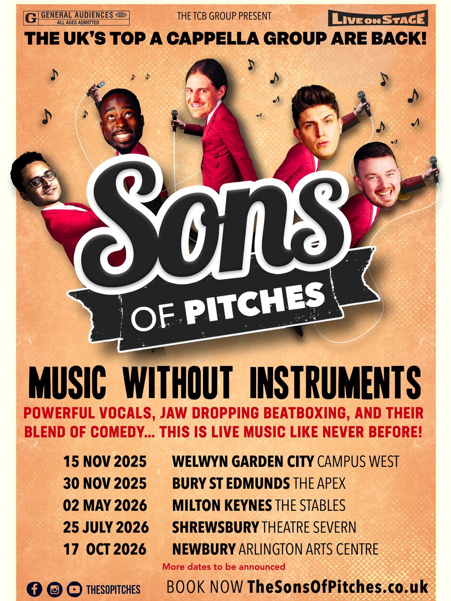 WE ARE BACK BABY 🎉

Was the typo on the previous poster? Maybe. Are you going to go and check what the typo was? Probably. Is A Cappella music still relevant. OBVIOUSLY.