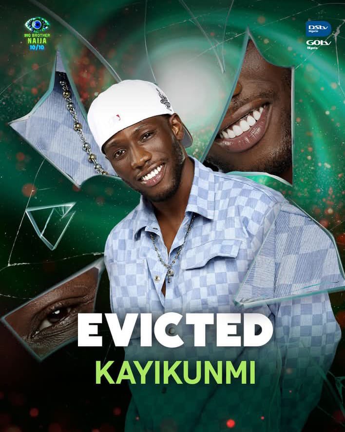 Kayikunmi has been evicted from the #BBNaija house. 😢 Goodbye Biggie’s house,                                                                     

#BBAskHM  ⬇️