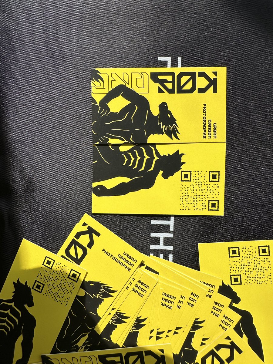 Rekotay_'s tweet photo. The last month was wild: highs, lows, a job change, projects brewing like mad. Silence is over. Time to shake things up.
Starting with this: a little project for @kobrre — business cards with a twist.
Clean, but with attitude. And trust me… this is just the beginning. https://t.co/EGglMk5QAQ