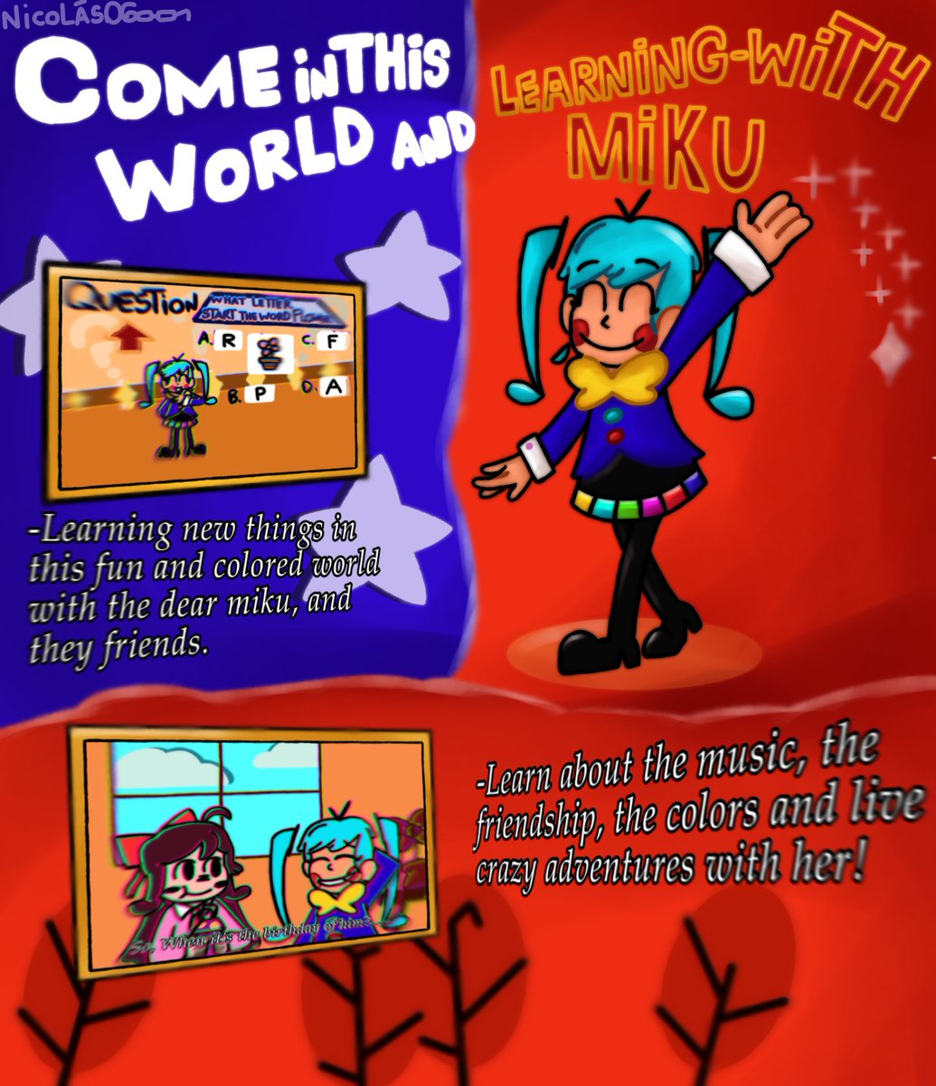 nicolig018's tweet image. Hey, i found a publicity for a animated show, i guess it’s lost 
#STATICMIKU #flavorfoley_fa #HatsuneMikuArt #HatsuneMiku