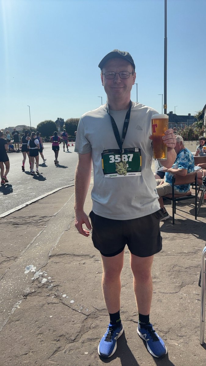 First half marathon today hopefully a few more to come 🏃‍♂️