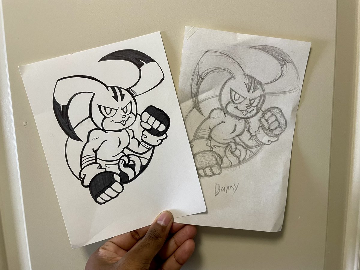 a fan approached my table and gave me some really cool Jack Flash fan art!!