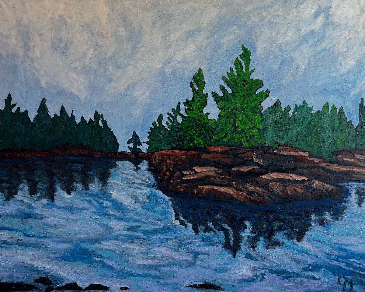 Northern Shoreline
Oil on Canvas. 30” x 40”
Inspired by Gatineau Park.
#canadianart #gatineaupark #Ottawa #oilpainting #Impressionism #art