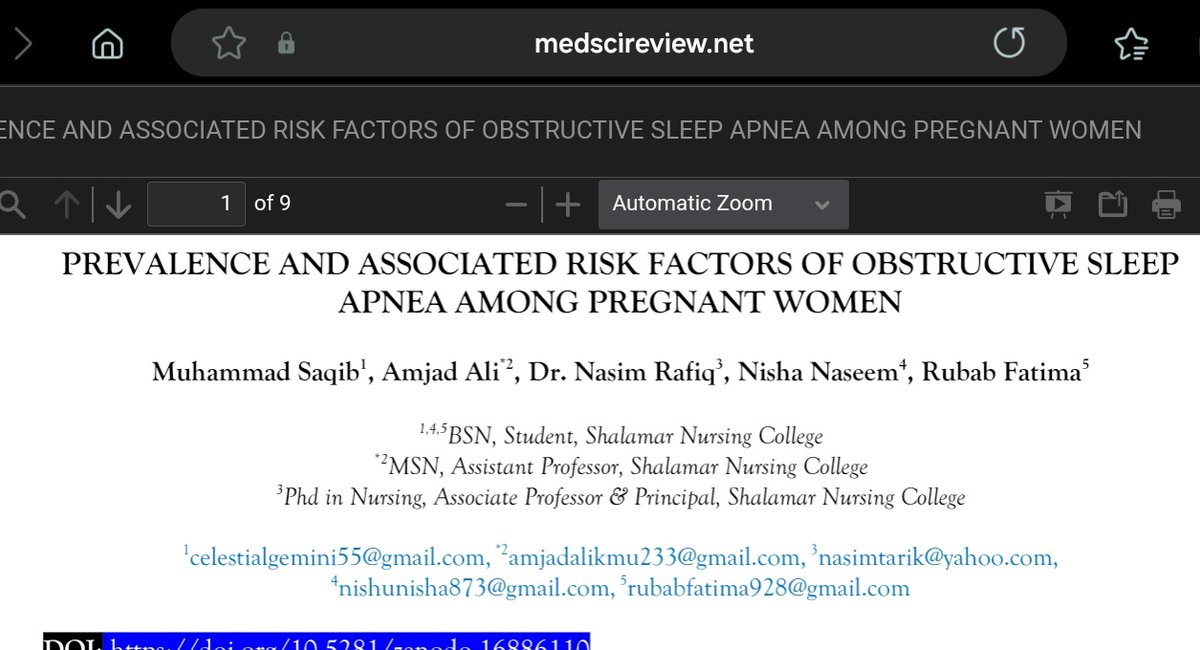 Alhamdulillah.... my article published in The research of Medical Science Review 

Review here medscireview.net/index.php/Jour…