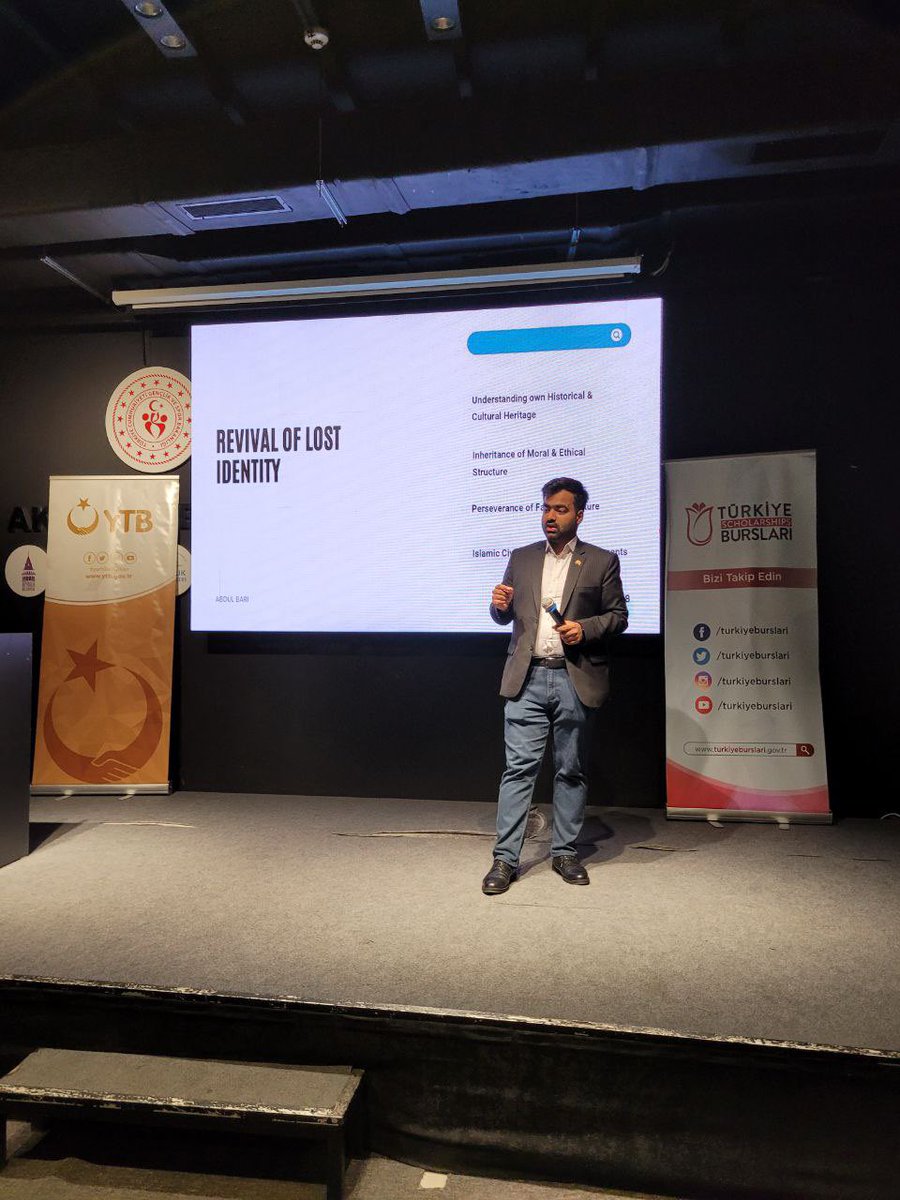 Got an opportunity to share my experience and suggestions as a senior fellow to new Turkiye Bursları scholars at "Farewell 2025" program organised by YTB Pakistan Students Society with support of <a href="/TurkiyeBurslari/">Türkiye Scholarships</a> &amp;
<a href="/yurtdisiturkler/">YTB</a> 🇵🇰🇹🇷