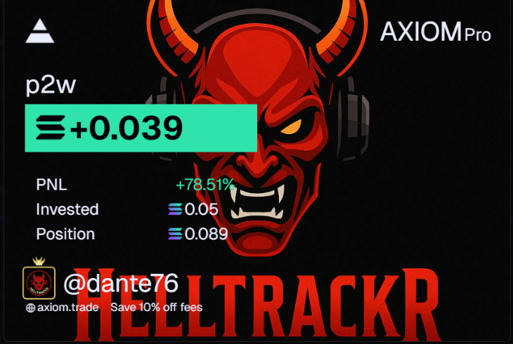 Helltrackr's tweet photo. 🚨 #RetoMeme en $Solana 🚨
🧩 Nada exagerado hoy, pero todo suma con $P2W
💸 Inversión: 0.05 SOL
📈 Vendido en: 0.089 SOL
📊 Ganancia: +0.039 SOL (+78.51%)
⚡️ La clave está en acumular verdes
#memecoin https://t.co/YyHSAnbOnm