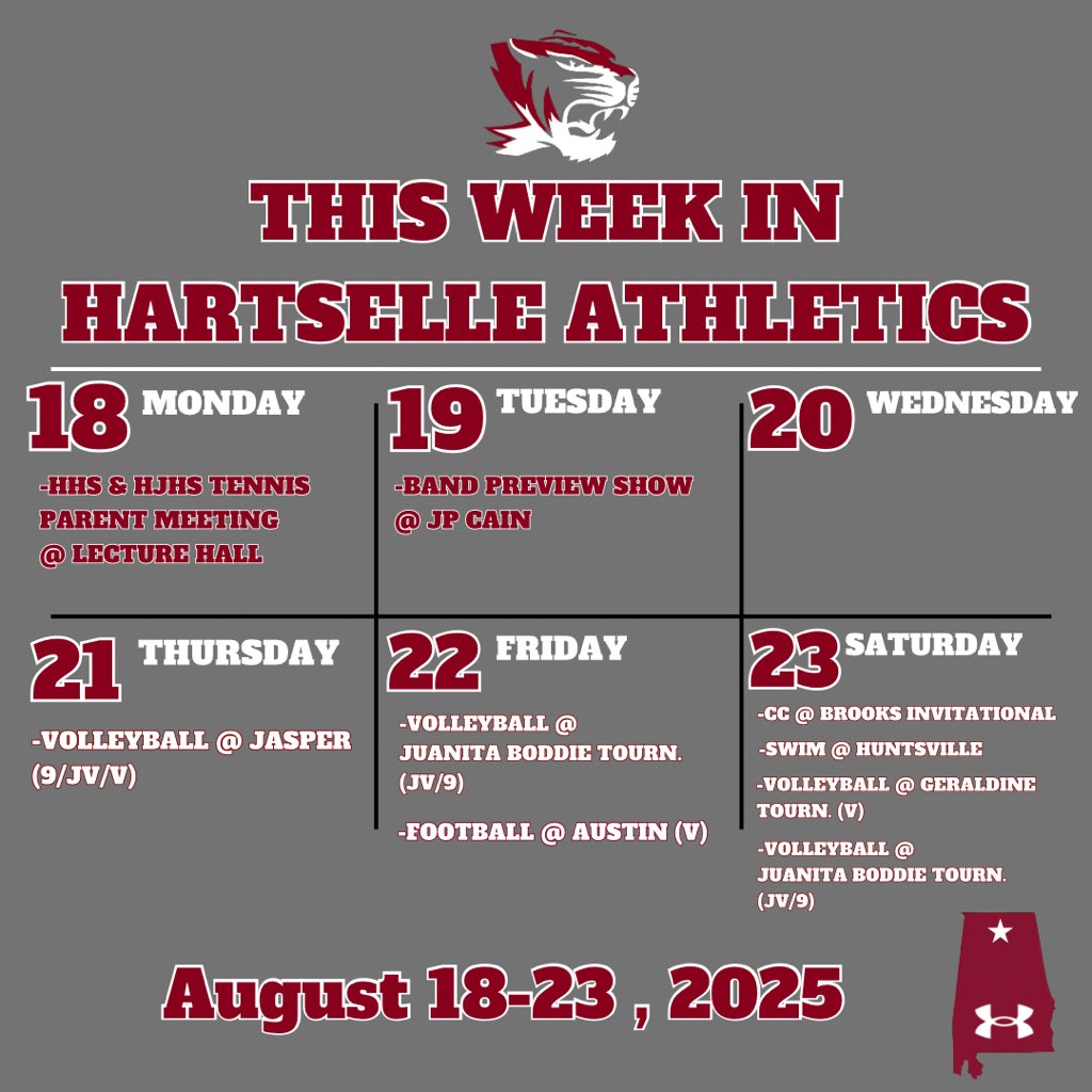 Let’s get the fall sports season started! Go Tigers!