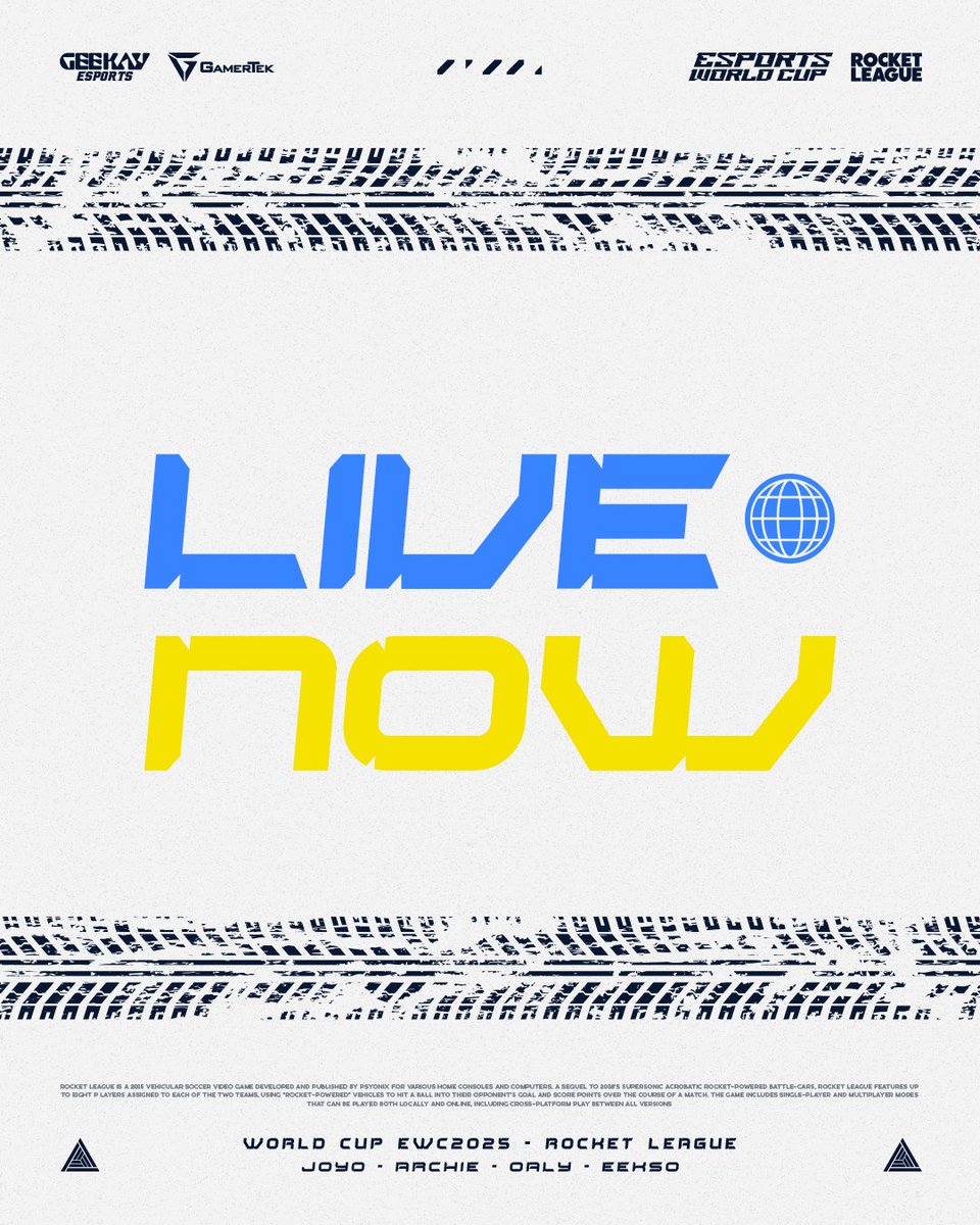 TIME TO SHOCK THE WORLD.

⚔️ EWC Grand Finals
🆚 <a href="/KarmineCorp/">Karmine Corp</a> 

#EWC