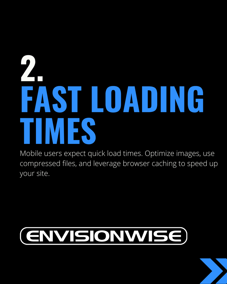 Envisionwise's tweet image. Is your website mobile-friendly? 📱🚀 In today's world, mobile optimization is a must! Check out our tips to ensure your site looks and performs great on all devices. #MobileOptimization #WebDesign #DigitalMarketing #Envisionwise