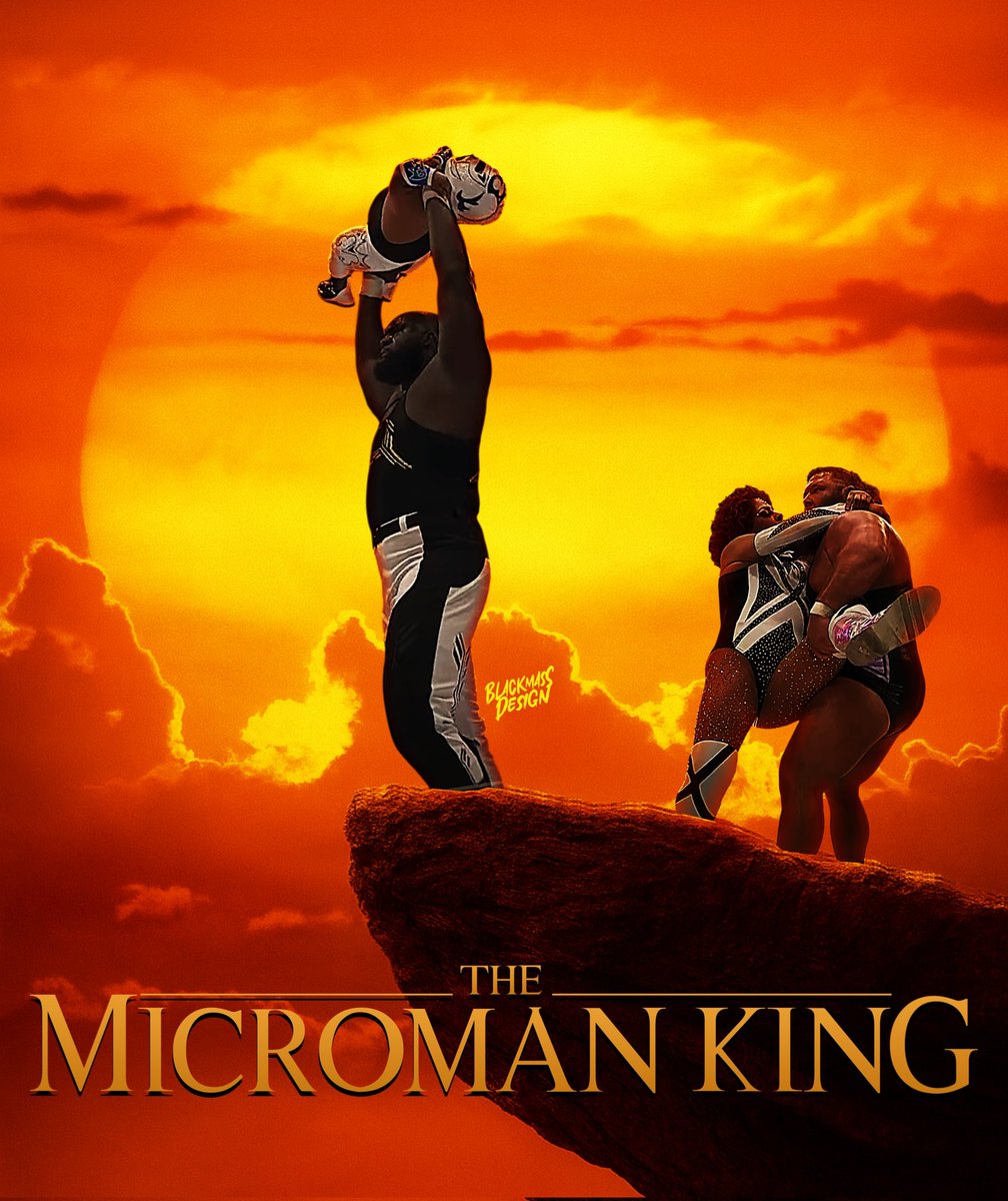 BlxckmassDesign's tweet image. The Microman King !
#TripleMania #Omos #Microman #Otis #pimpinella #WWE #AAA