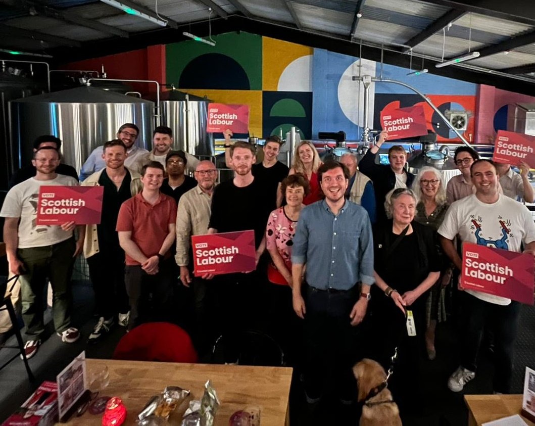 What a fantastic night at the <a href="/moonwakebeer/">Moonwake</a> taproom with friends old and new. Thank you to everyone who came down to help properly launch my campaign for Holyrood 2026. Great beer, brilliant company, a quiz and a raffle - what more could you want on a Friday night!